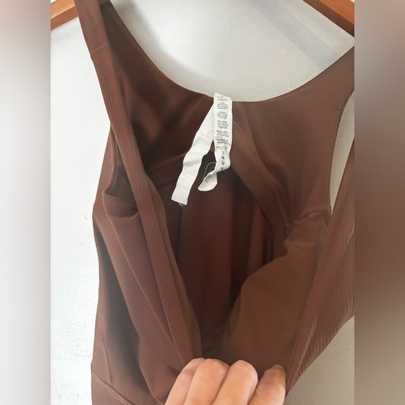 Lululemon Athletica Align Bodysuit in Brown comfort stretchy bodycon activewear - Picture 11 of 13